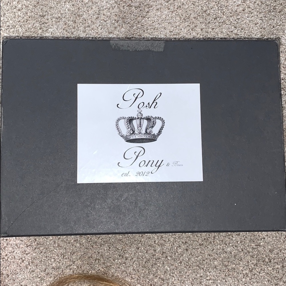 brunette posh pony 16 inches